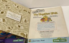 Lot Little Golden Book CTW Sesame Street Big Bird Elmo Grover Bunny Hop Oscar