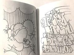 THE BUFF MONSTER COLORING BOOK Number 1 2002 45 Pages RARE STREET ART ZINE