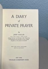 Vintage A Diary of Private Prayer John Baillie – 1949 Charles Scribner’s Sons