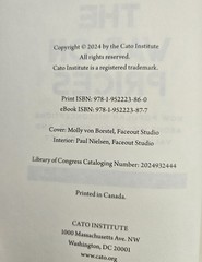The War on Prices: Edited by Ryan A. Bourne – HC/DJ – ©2024 CATO Institute – New