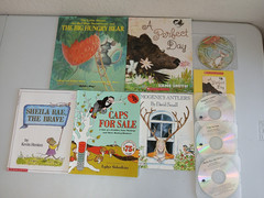 Children’s Picture Book & Audio CD Sets Lot of 5 Used Ex-Classroom A