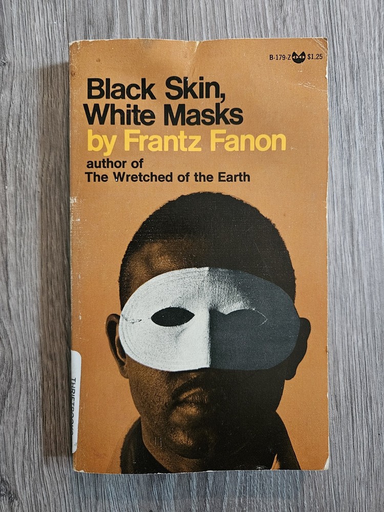 Black Skin White Masks Frantz Fanon 1968 4th Printing Paperback Grove