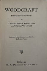 WOODCRAFT for Boy Scouts and Others Owen Jones & Marcus Woodward 1911 HC RARE