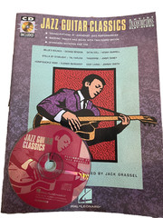 JAZZ GUITAR CLASSICS BY JACK GRASSEL 1996 6 TRANSCRIPTIONS w/ SOLOS 45 PAGES