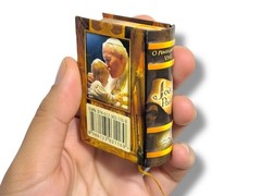 Joao Paulo II O Pensamento Vivo in Portuguese mini book hardcover 430pgs 2.6in