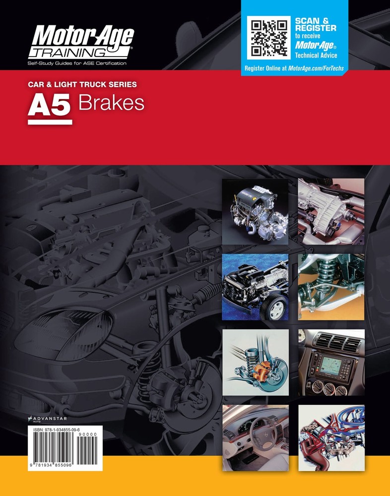 ASE Test Preparation – A5 Brakes (Motor Age Training) by Motor Age Staff (20…