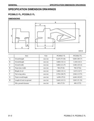 KOMATSU Galeo PC200LC-7L PC220LC-7L Hydraulic Excavator Shop Manual , FOLDOUTS