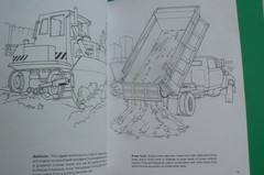 TRUCKS Coloring Book, Steven Petruccio, Dover 1995 BRAND NEW! 32-pages