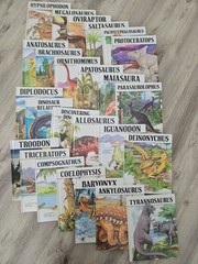 Lot of 25 By Janet Riehecky, Dinosaur Books Childs World Tyrannosaurus Youth HC