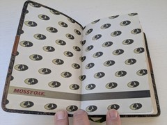 NKJV Compact Mossy Oak Camo Outdoors Bible LeatherSoft 1990