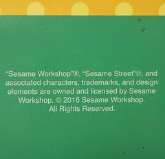 Sesame Street 123 Play With Me Jumbo Coloring Activity Book 2 Pages Used 2018
