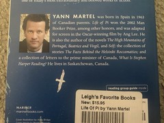 Yann Martel Life of Pi Mariner Books PB English Fiction Action Adventure Sea