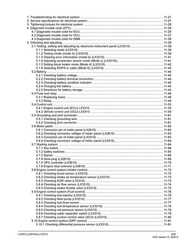KUBOTA LX2610 LX2610SU LX3310 WORKSHOP MANUAL, BIND – FRONT & BACK – XL FOLDOUTS