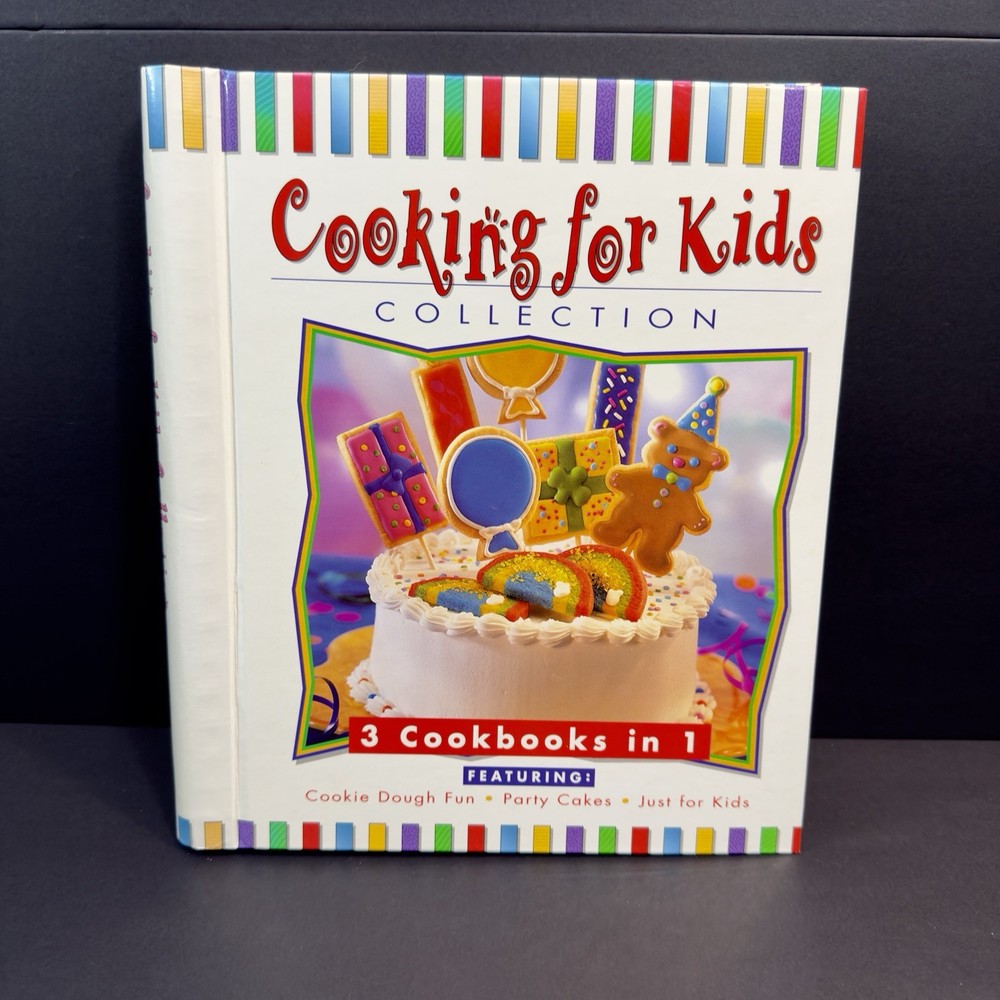 Cooking For Kids Collection 3-in-1 Hardcover Cookbook Family Recipes HC