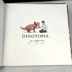 SIGNED! 1992 First Edition Dinotopia: A Land Apart from Time James Gurney Book