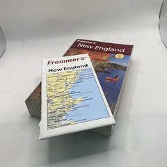 Frommer’s New England 2006 Paul Karr Maroon PB Travel Guide Map USA Illustrated