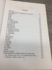 Christian Counselor’s New Testament Jay E. Adams 1977 Baker Book House