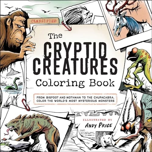 The Cryptid Creatures Coloring – VERY GOOD