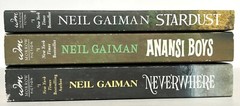 NEIL GAIMAN Trade Paperback Lot ANANSI BOYS Neverwhere STARDUST William Morrow