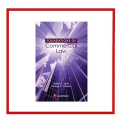 ⚖️Foundations of Commercial Law VG PB Legal Law Book LexisNexis Free Shipping
