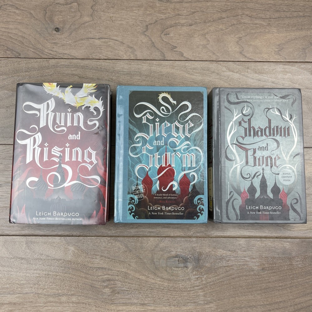 Shadow and Bone The Grisha Trilogy Books 1-3 Square Fish Hardcover Leigh Bardugo