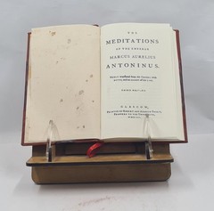 The Meditations Of The Emperor Marcus Aurelius Antoninus 1752 [Leather Bound]