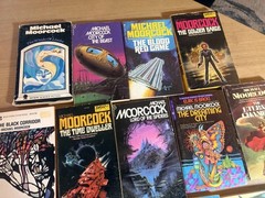 Michael Moorcock 17 Book Lot All 1st Print Elric Eternal Champion DAW Ace Vtg