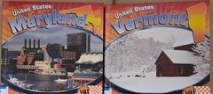 United States book Series Abdo 10 states — VT WI DE MD VA MO MN IL RI MI