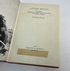 Living Magic By Ronald Rose (Hardcover, 1957) NO DUST JACKET