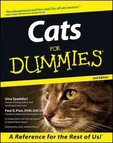 Cats for Dummies – Paperback By Spadafori, Gina – GOOD