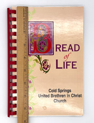Bread of Life Cookbook Church Ladies Recipes 1996 Fayetteville PA- 88 pages