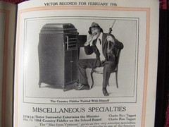 W War I VICTOR IN THE TRENCHES New RECORDS Feb 1916 Supplement Victrola CATALOG
