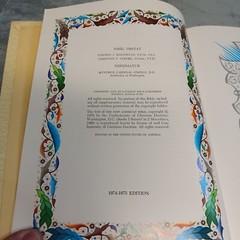 Holy Bible Fireside Family Edition NAB Catholic White Cover 1974-1975 1250+ Page