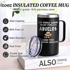 Abuelo Father’S Day Gifts, Regalos Para El Mejor Abuelo Del Mundo, 20 Oz Grandfa