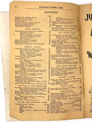 Comfort’s Home Makers Help Family Guide Recipes Vintage Copyright 1919-192 pages