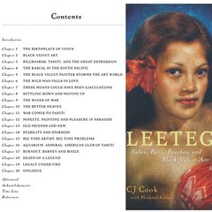 LEETEG, BABES, BARS, BEACHES, and BLACK VELVET ART; author signed, nudes,Tahiti