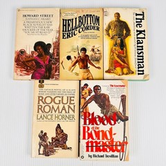 6x Vtg PB Domestic, Historical Fiction Howard Street, Rogue Roman, Hellbottom…
