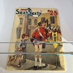 Vintage Pierre Davis, Super Sex To Sexty #25 And #9 Adult Humor, Comic Lot Of 2￼