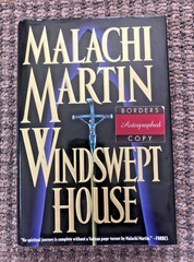 SIGNED 1ST ED HC Malachi Martin’s novel of Vatican intrigue, „Windswept House”