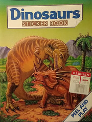 DINOSAUR DIORAMAS, DINOSAURS STICKER BOOK, CHOICE OF 1 ACTIVITY BOOK, NEW, MINT