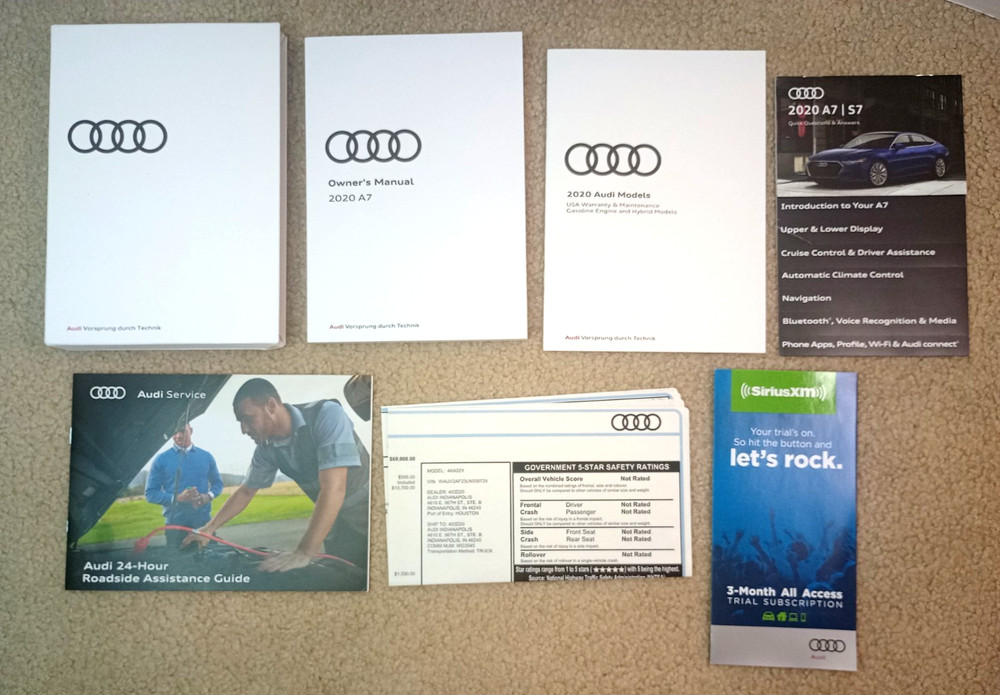 2020 Audi A7 A8 Owner’s Manual