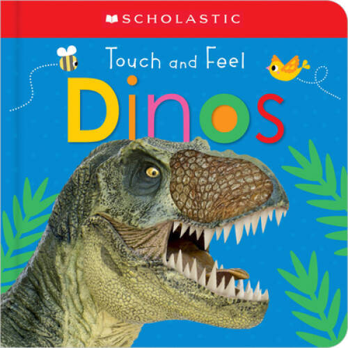 Touch and Feel Dinos (Scholastic Early Learners) – Board book – GOOD