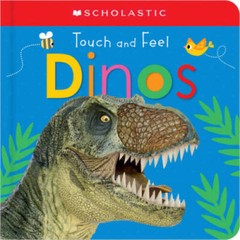 Touch and Feel Dinos (Scholastic Early Learners) – Board book – GOOD