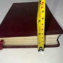 HOLY BIBLE NKJV Giant Print Reference Concordance 334BG 1992 Leather Maroon