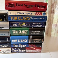 Tom Clancy 14 Book Lot Multi 1st Editions HC Jack Ryan Rainbow Six Clear Present
