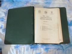 1993 Jaguar XJ6-XJ12 Factory Service Manual Volume 1 Metal Binder Book