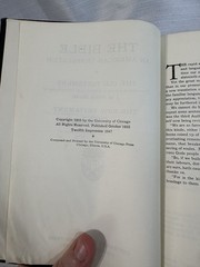 The Bible An American Translation 1935 Smith & Goodspeed University of Chicago