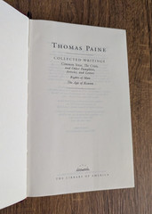 Library of America Thomas Pain: Collected Writings; Common Sense, etc. Hardcover