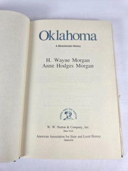 Oklahoma: A History By H Wayne Morgan 1977 Hardcover Dust Jacket 190 Pages