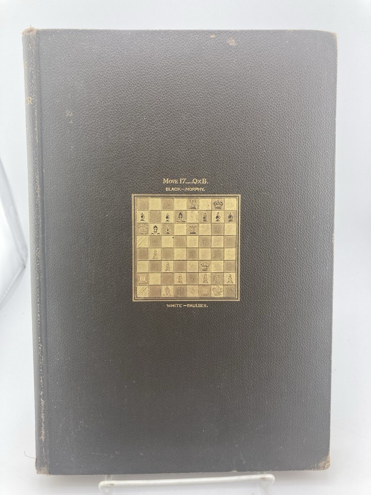 Wilhelm Steinitz 1889 The Modern Chess Instructor Hardcover Book VG Putnam Rare